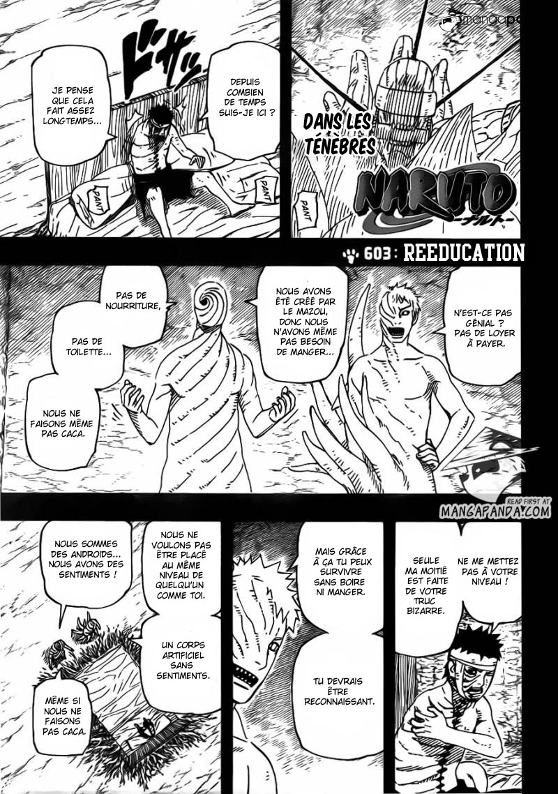 Lecture en ligne Naruto 603 page 2