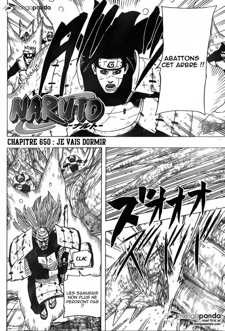 Lecture en ligne Naruto 650 page 3