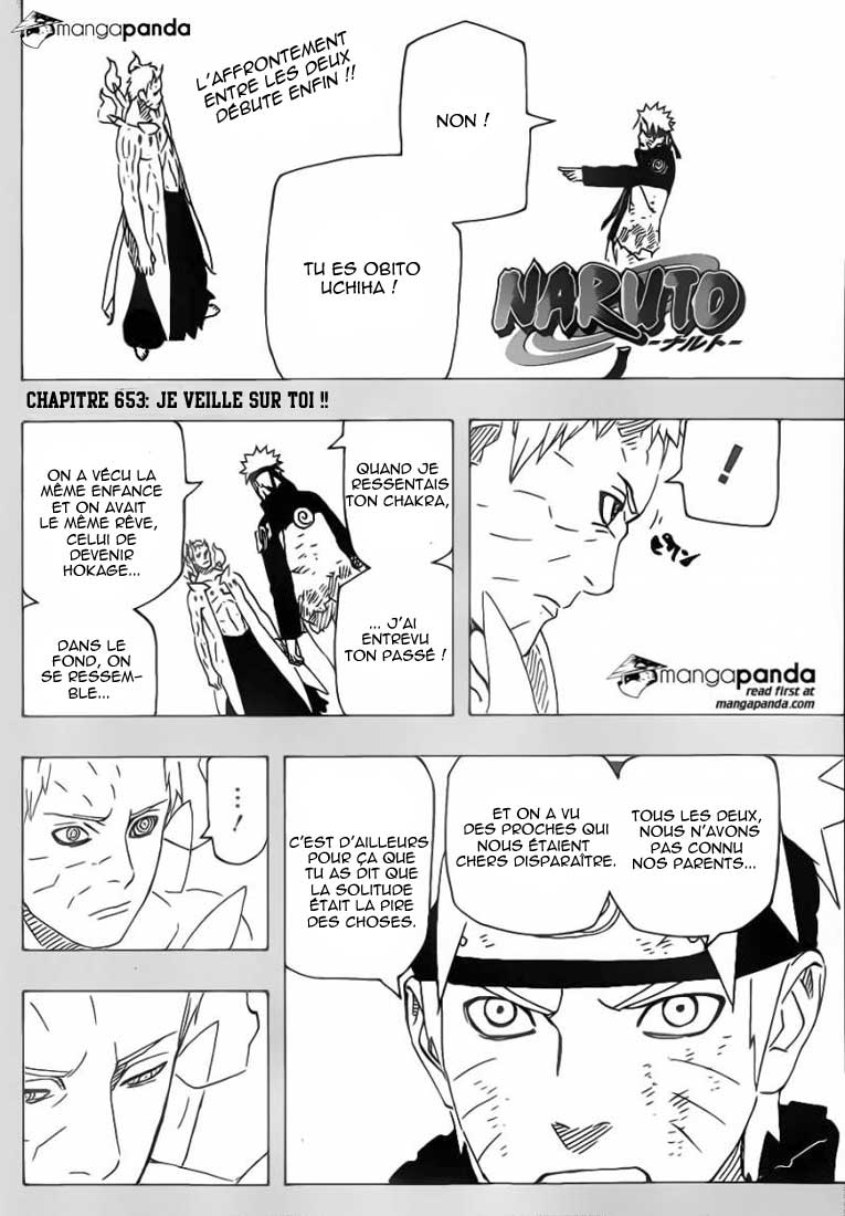 Lecture en ligne Naruto 653 page 3