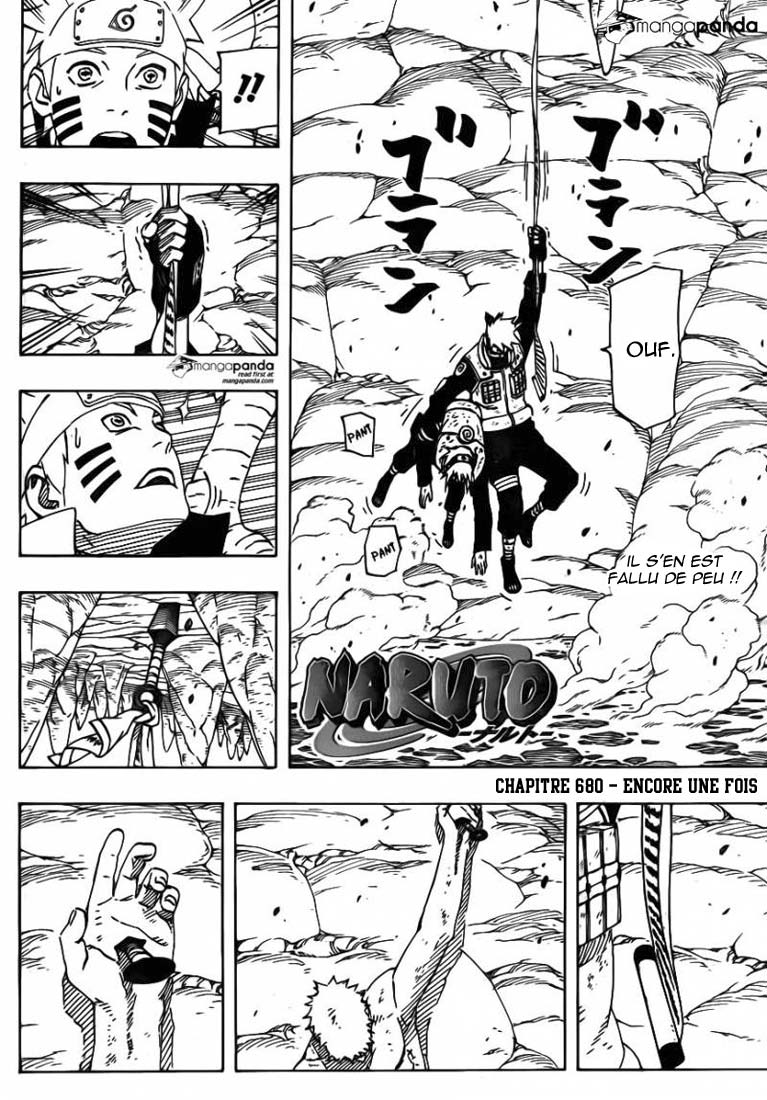 Lecture en ligne Naruto 680 page 3