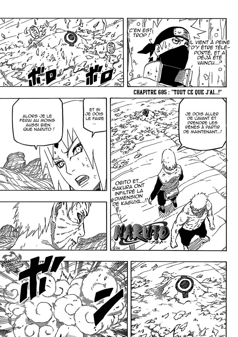 Lecture en ligne Naruto 685 page 2