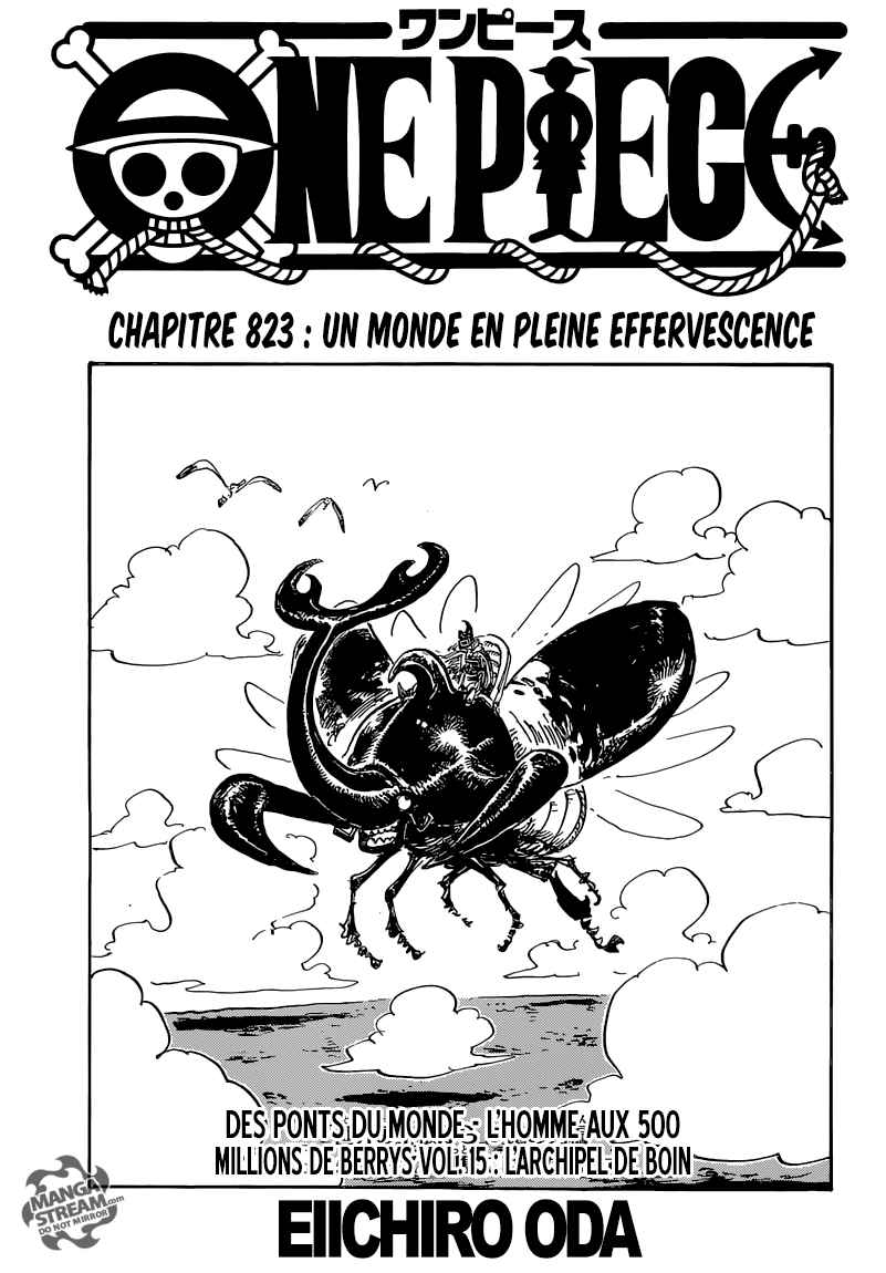 Lecture en ligne One Piece 823 page 2