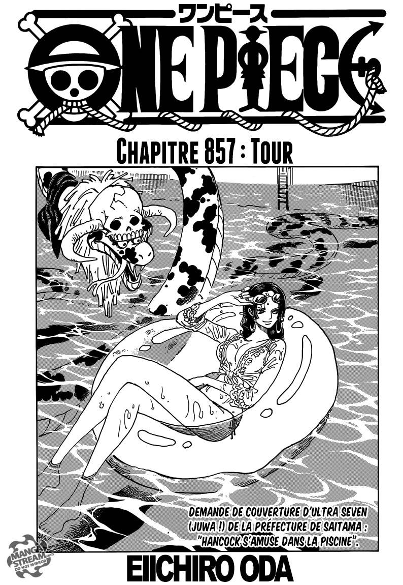 Lecture en ligne One Piece 857 page 2