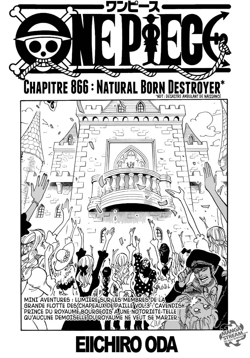 Lecture en ligne One Piece 866 page 2