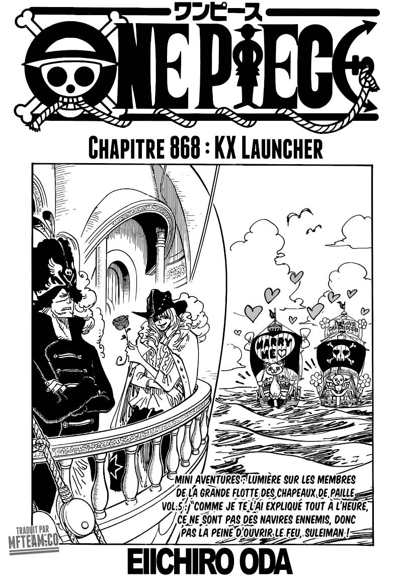 Lecture en ligne One Piece 868 page 2