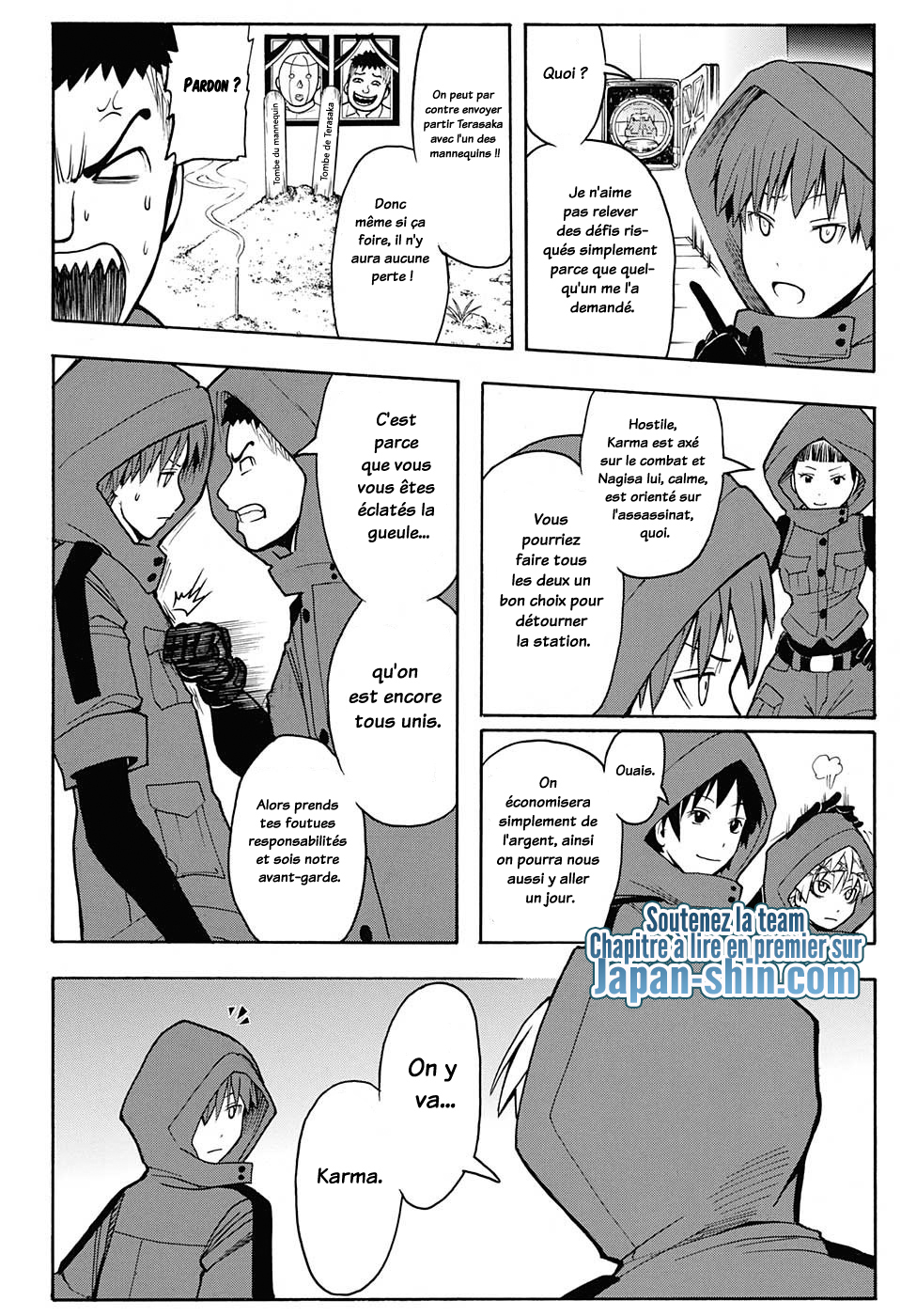 Lecture en ligne Assassination Classroom 151 page 11