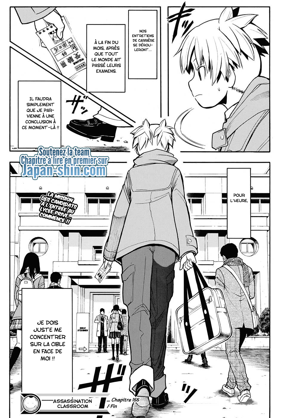 lecture en ligne Assassination Classroom 155 page 18
