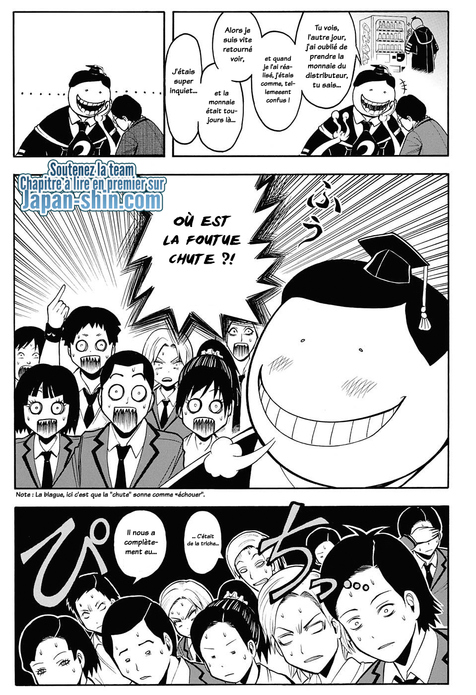 Lecture en ligne Assassination Classroom 156 page 9