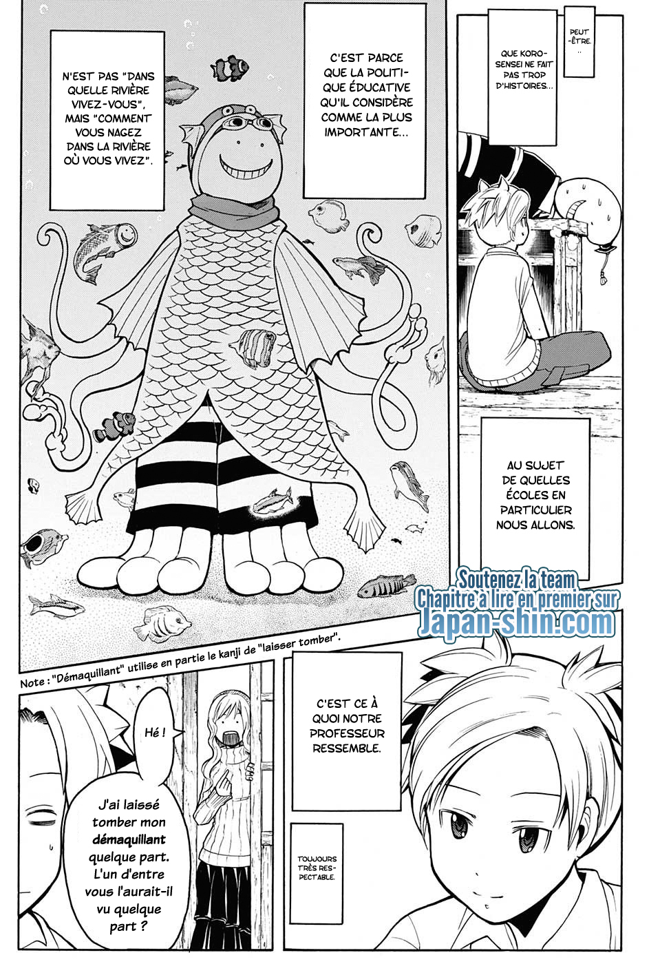 Lecture en ligne Assassination Classroom 156 page 17
