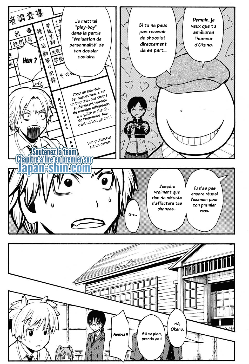 Lecture en ligne Assassination Classroom 158 page 9