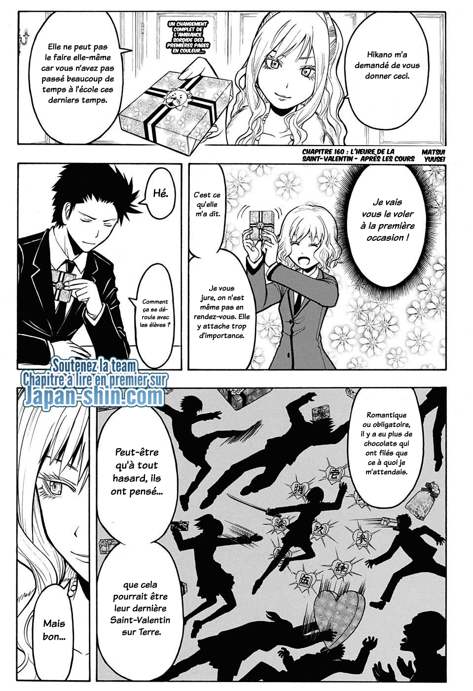 Lecture en ligne Assassination Classroom 160 page 4