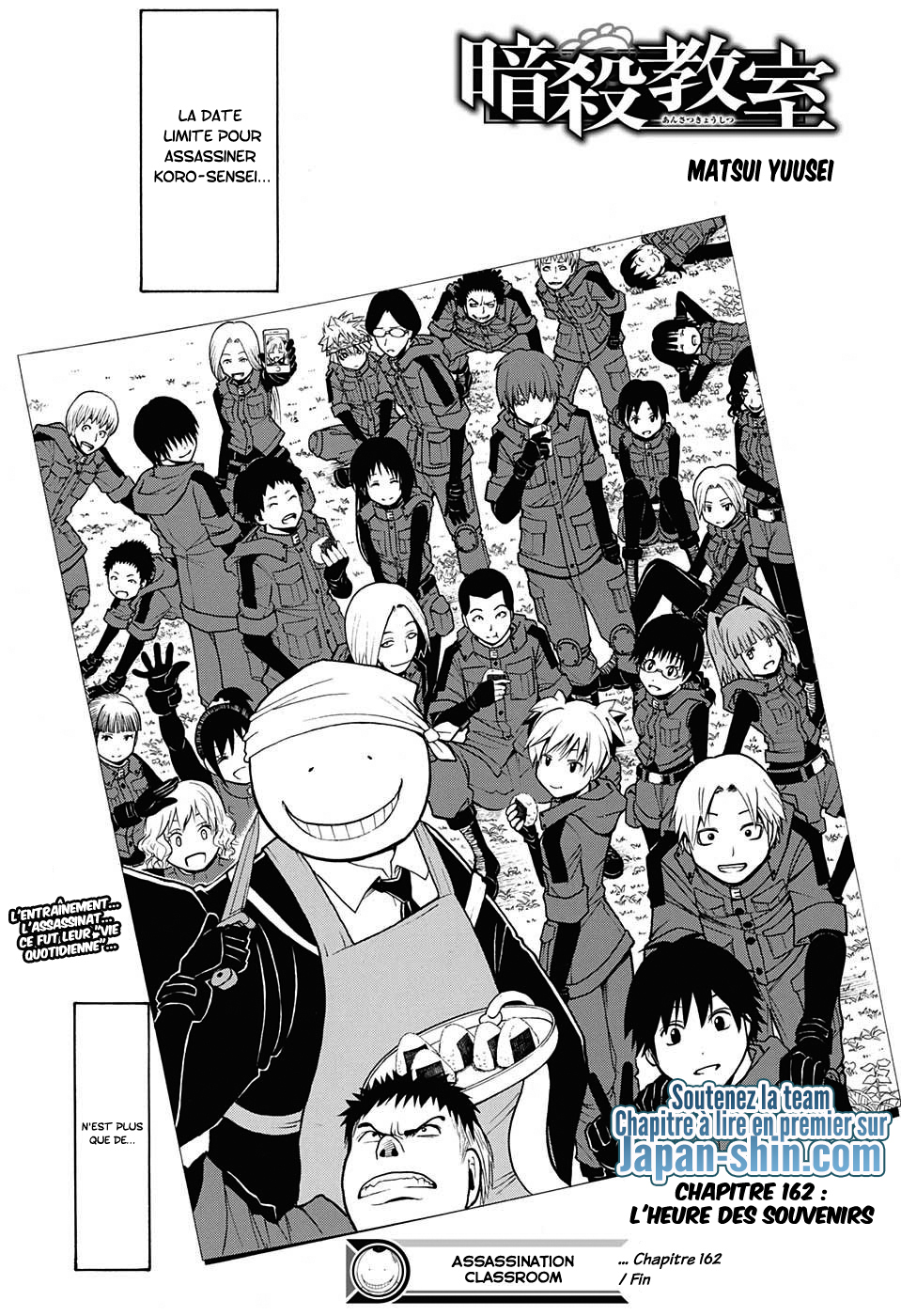 lecture en ligne Assassination Classroom 162 page 19