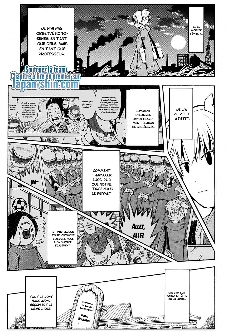 Lecture en ligne Assassination Classroom 163 page 3