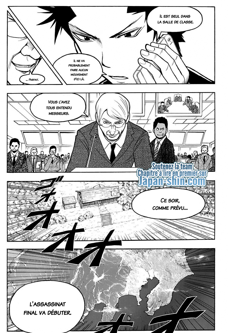 Lecture en ligne Assassination Classroom 163 page 15