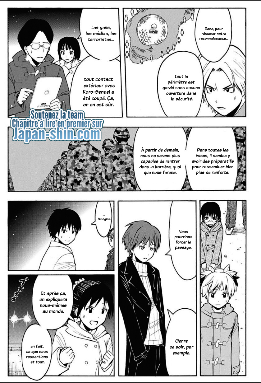 Lecture en ligne Assassination Classroom 165 page 11