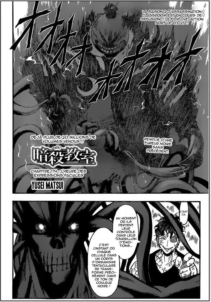Lecture en ligne Assassination Classroom 174 page 2