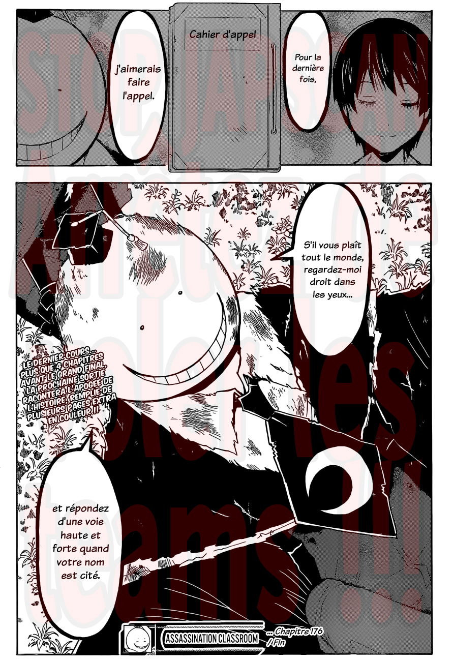 lecture en ligne Assassination Classroom 176 page 22