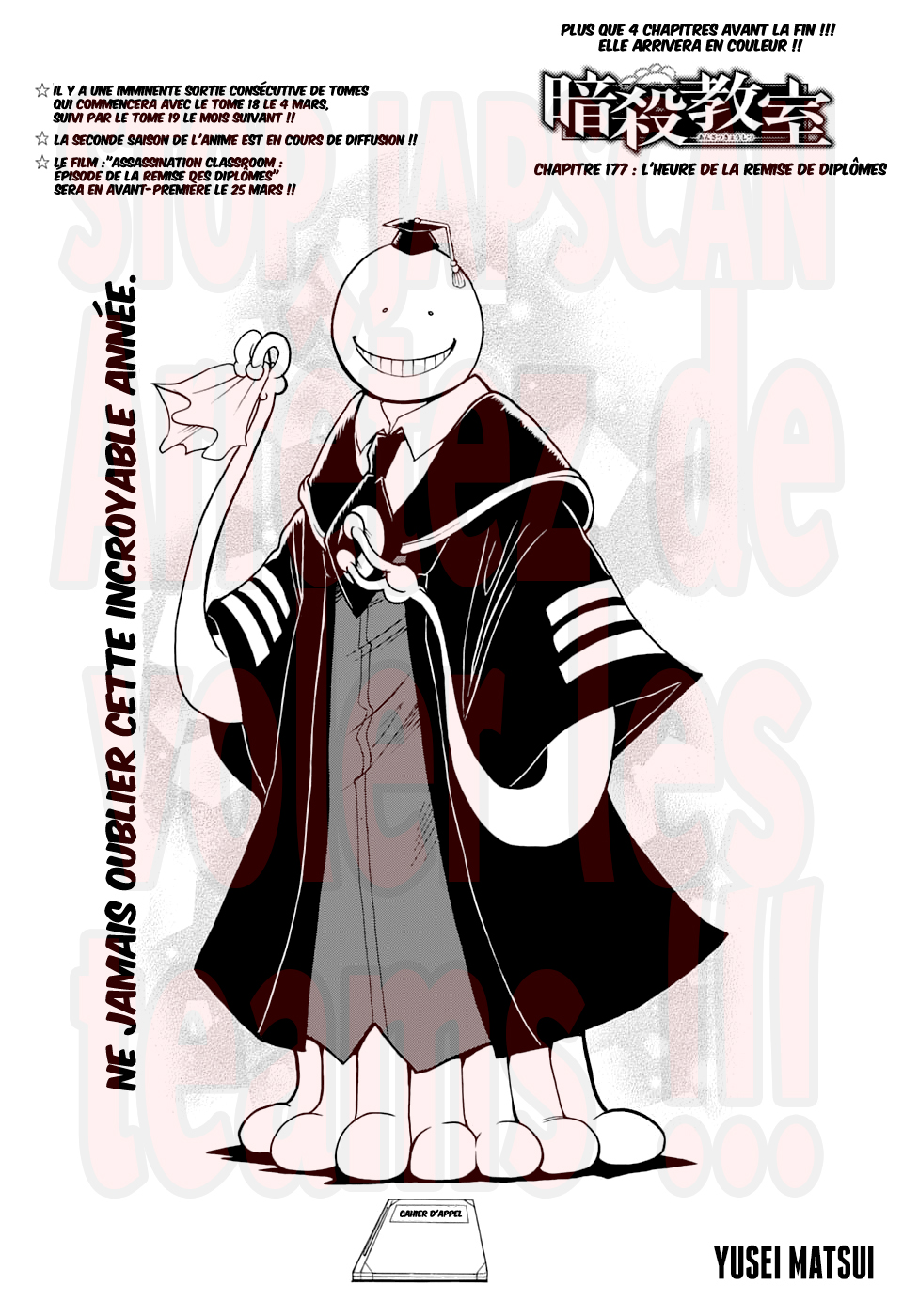 Lecture en ligne Assassination Classroom 177 page 11