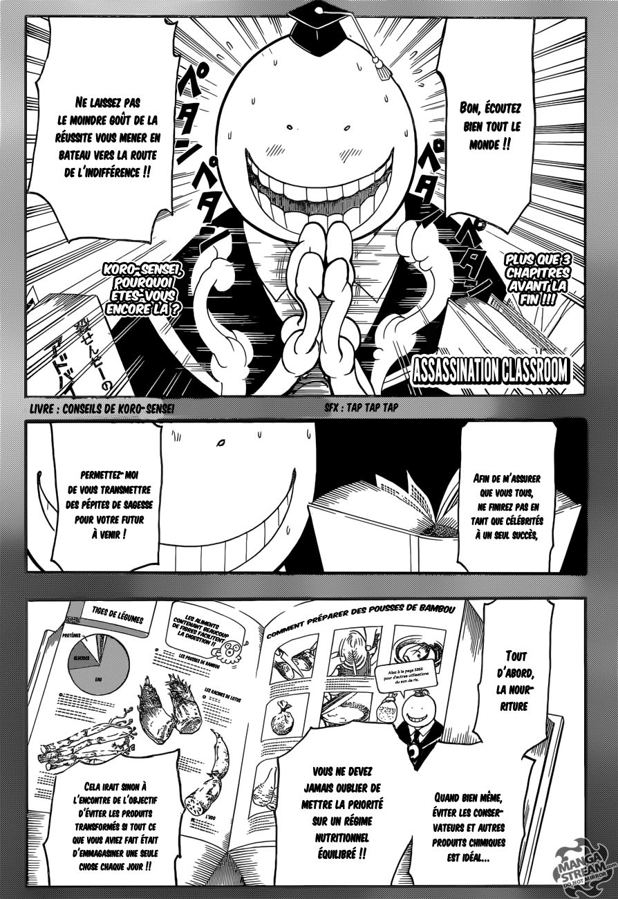 Lecture en ligne Assassination Classroom 178 page 2