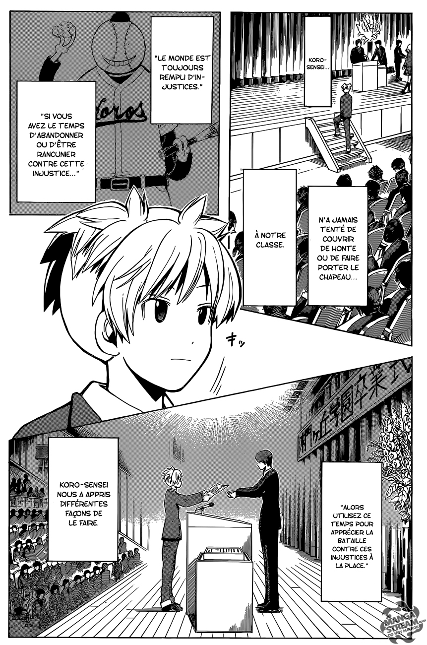 Lecture en ligne Assassination Classroom 178 page 13