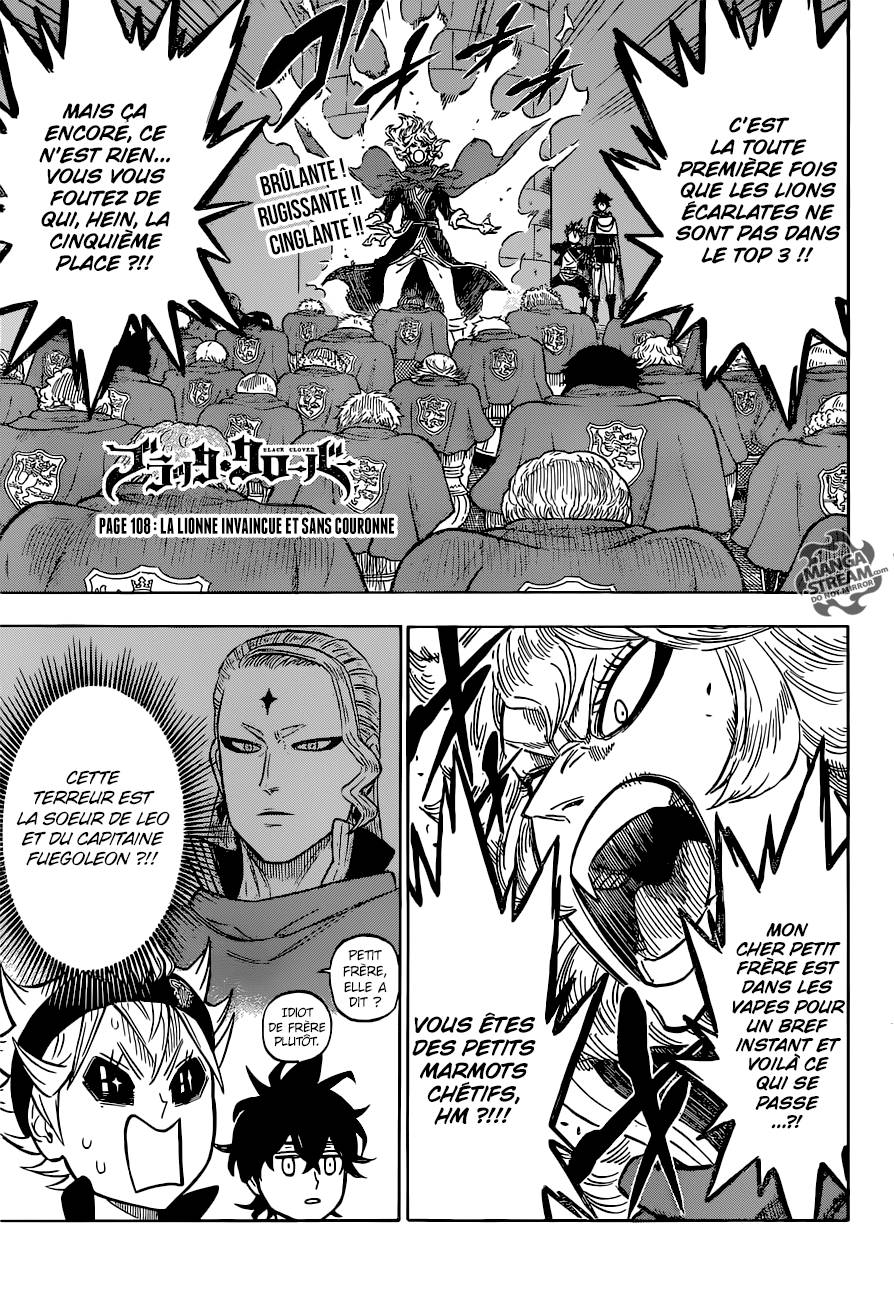 Lecture en ligne Black Clover 108 page 2