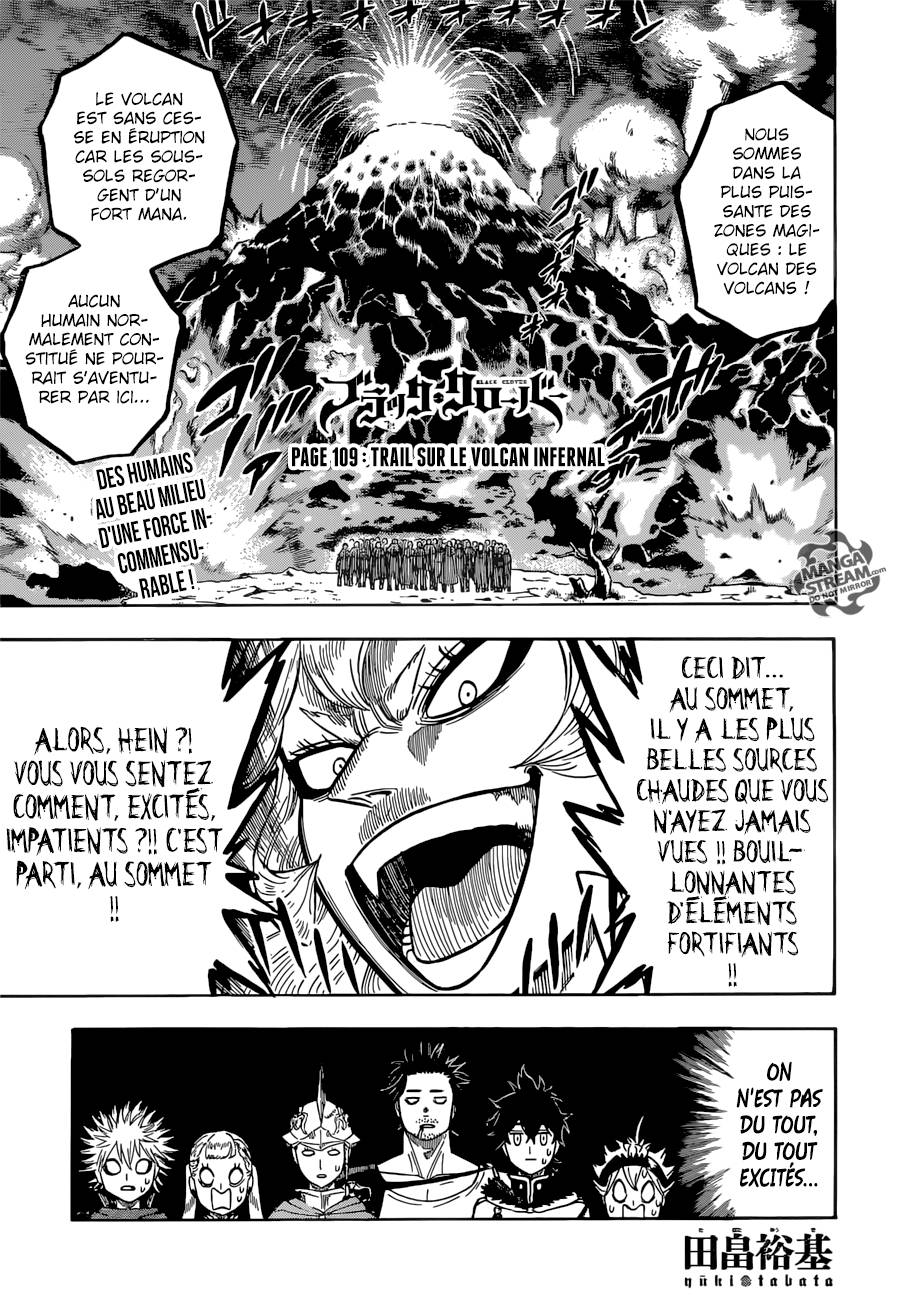 Lecture en ligne Black Clover 109 page 2