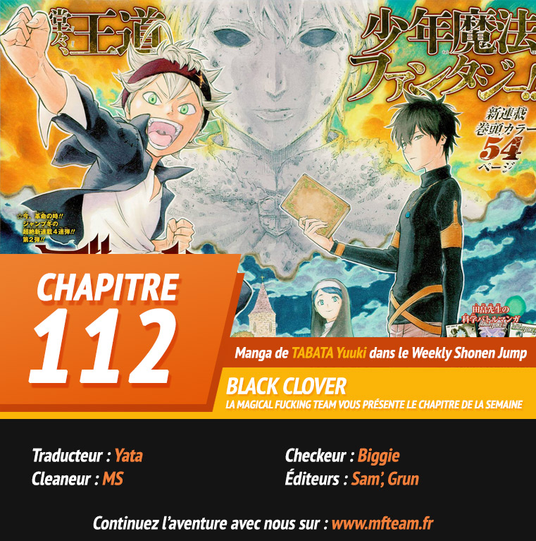 Lecture en ligne Black Clover 112 page 2