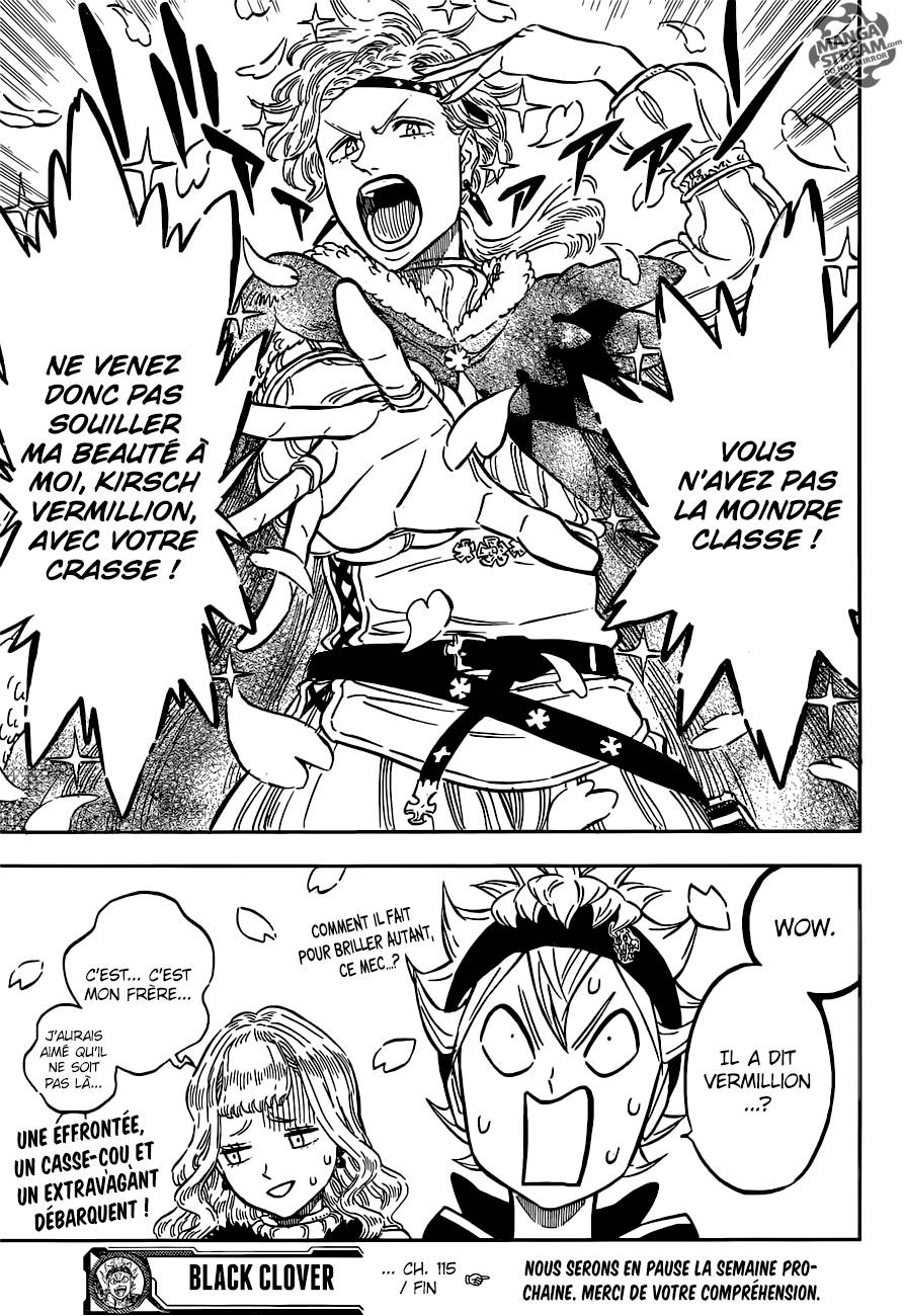 lecture en ligne Black Clover 115 page 17