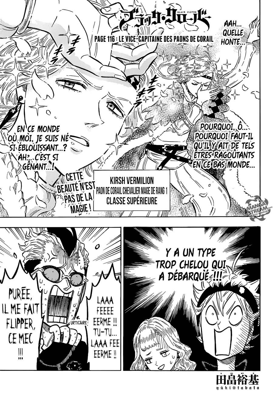 Lecture en ligne Black Clover 116 page 2