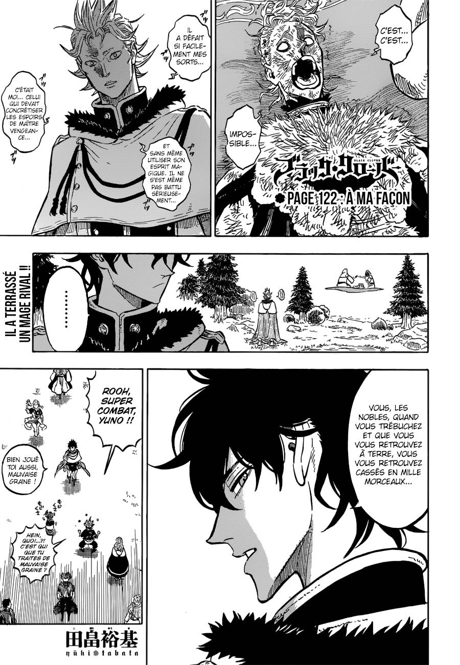 Lecture en ligne Black Clover 122 page 2