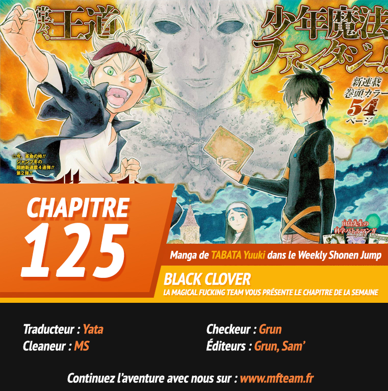 Lecture en ligne Black Clover 125 page 1