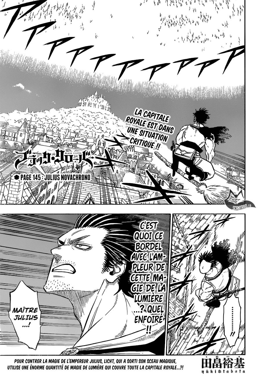 Lecture en ligne Black Clover 145 page 1