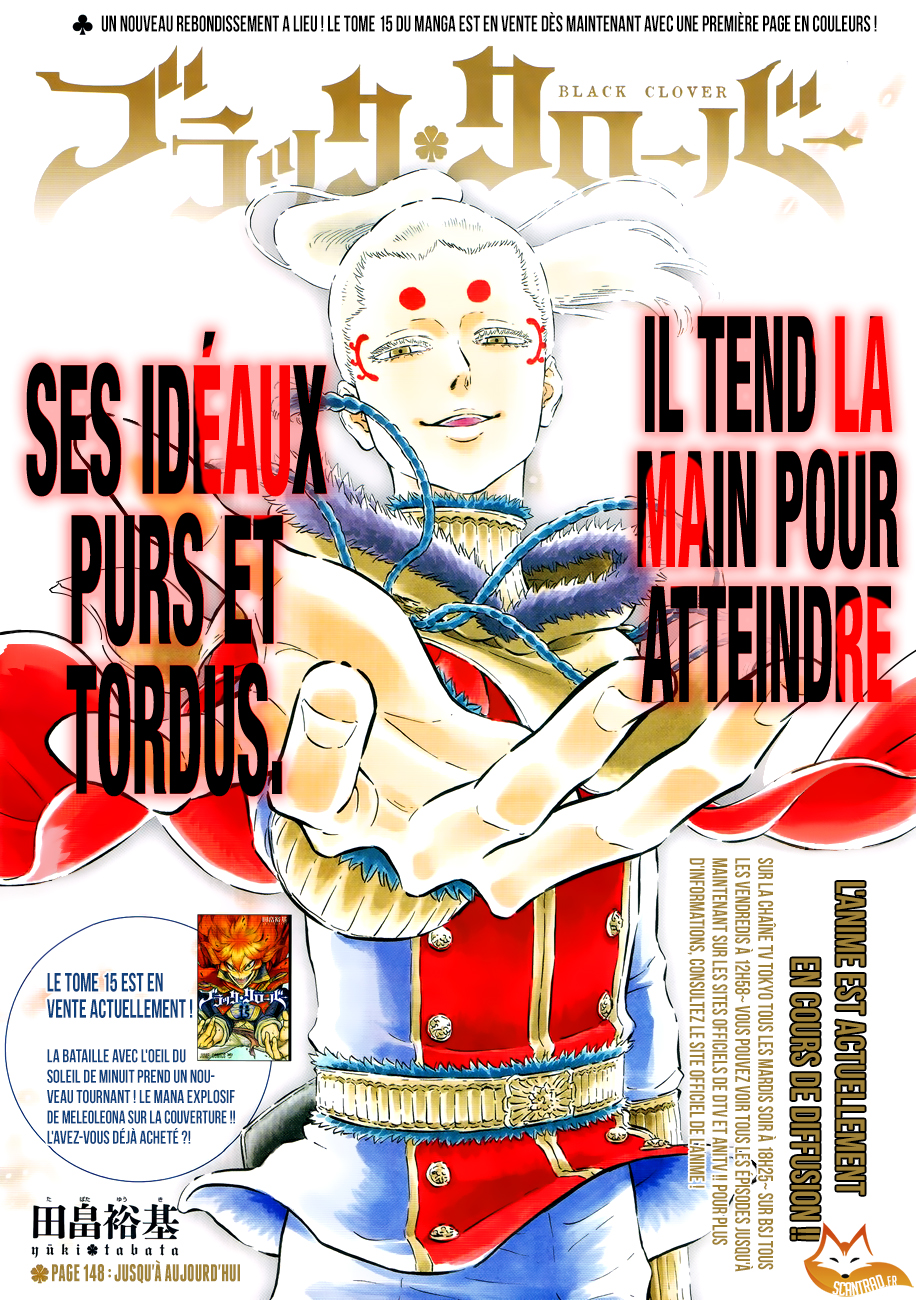 Lecture en ligne Black Clover 148 page 1