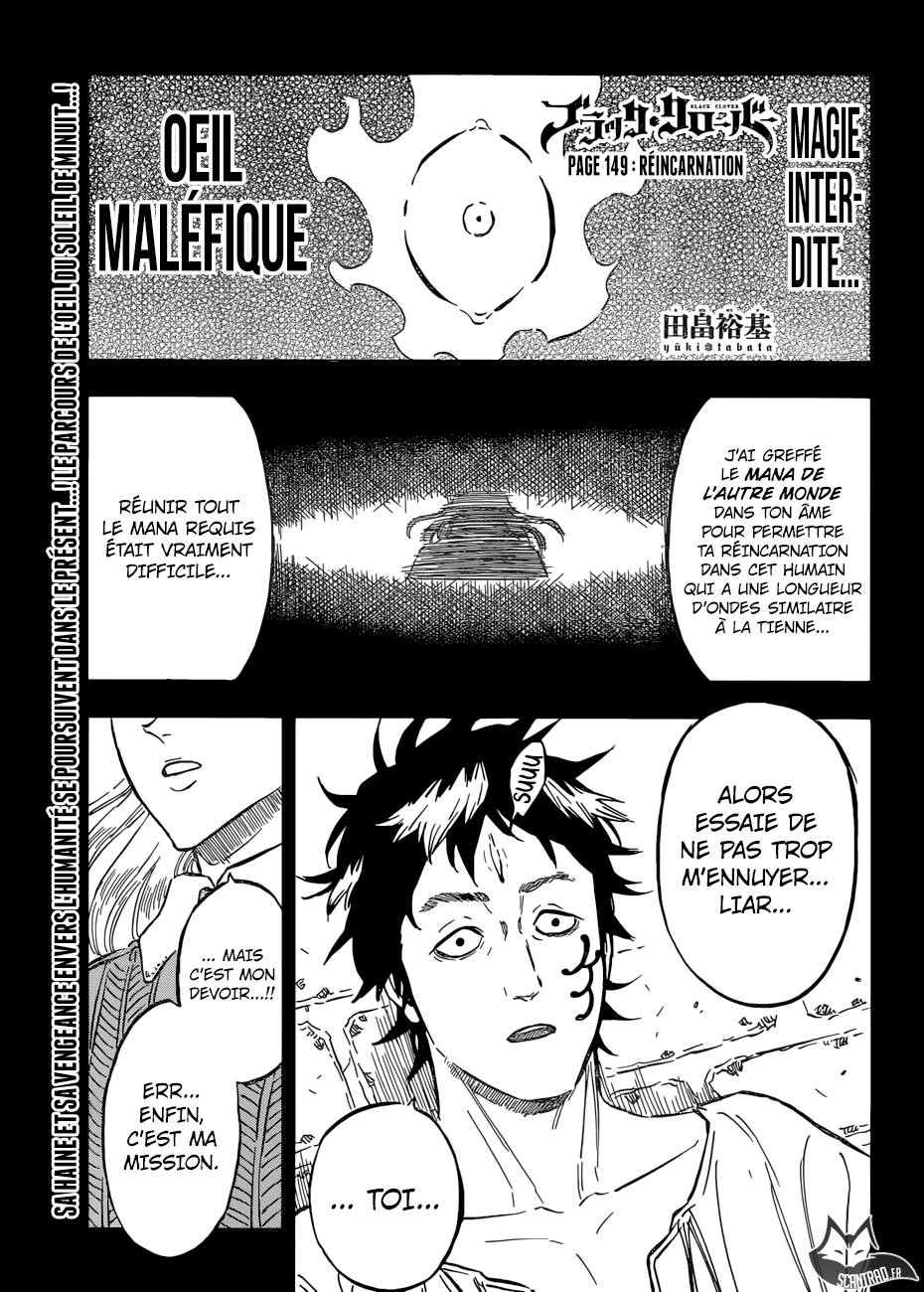 Lecture en ligne Black Clover 149 page 1