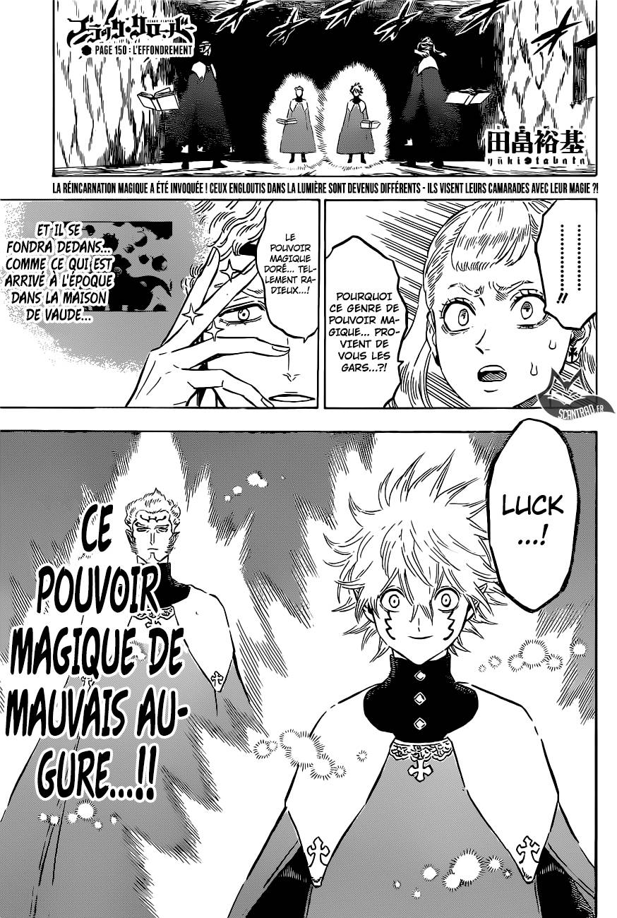 Lecture en ligne Black Clover 150 page 1