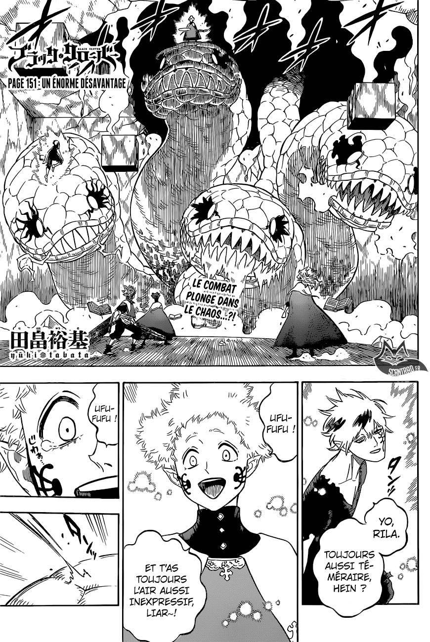 Lecture en ligne Black Clover 151 page 1