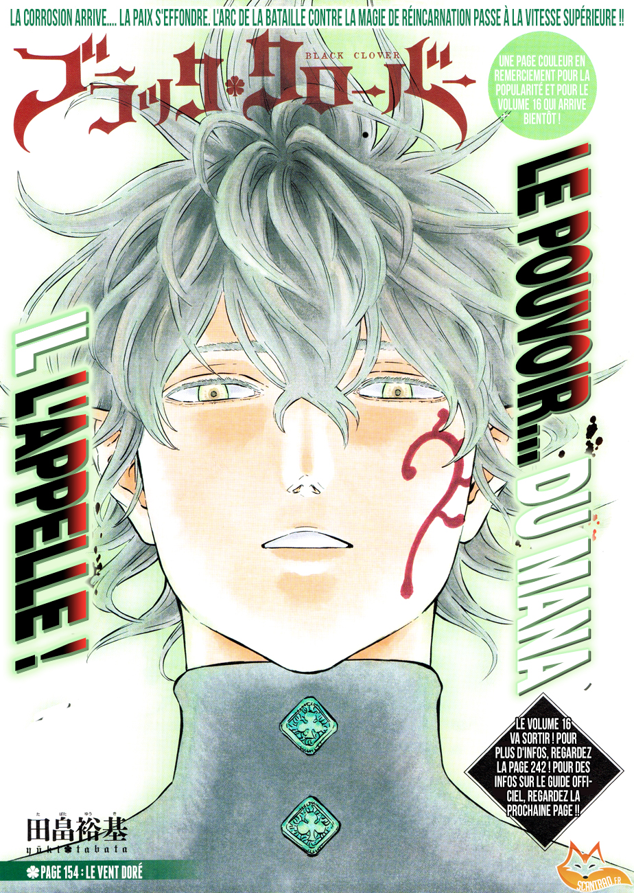 Lecture en ligne Black Clover 154 page 1