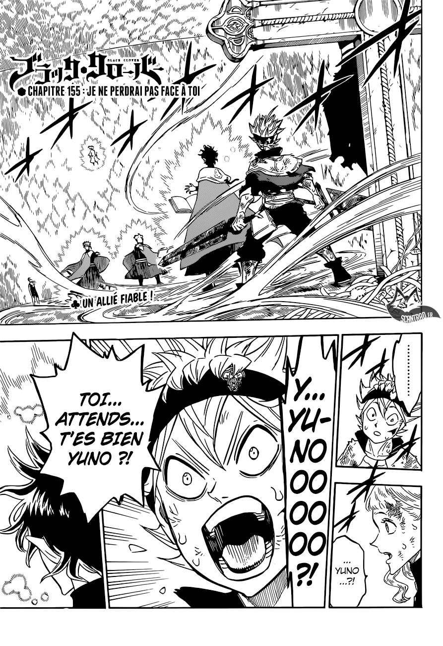 Lecture en ligne Black Clover 155 page 1