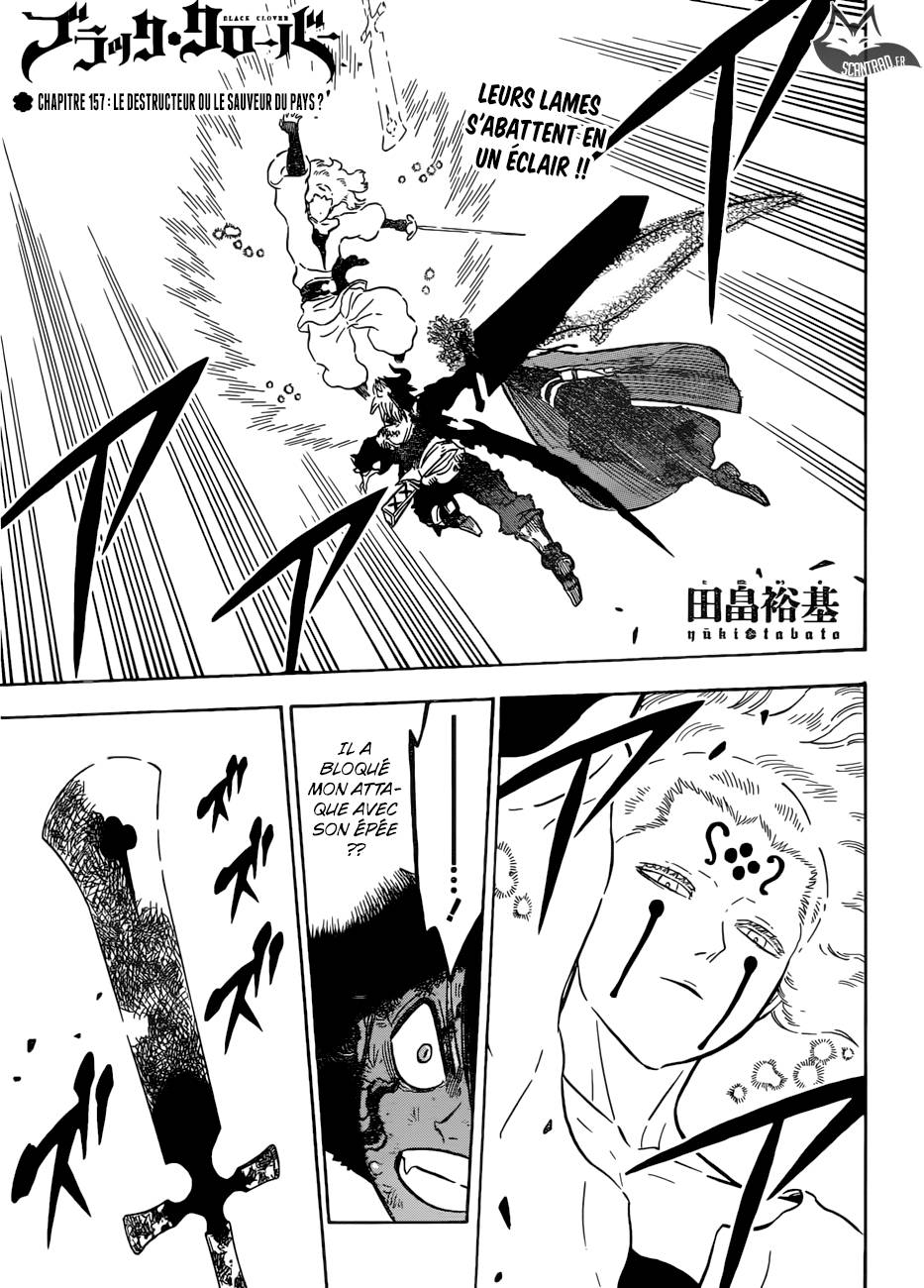 Lecture en ligne Black Clover 157 page 1