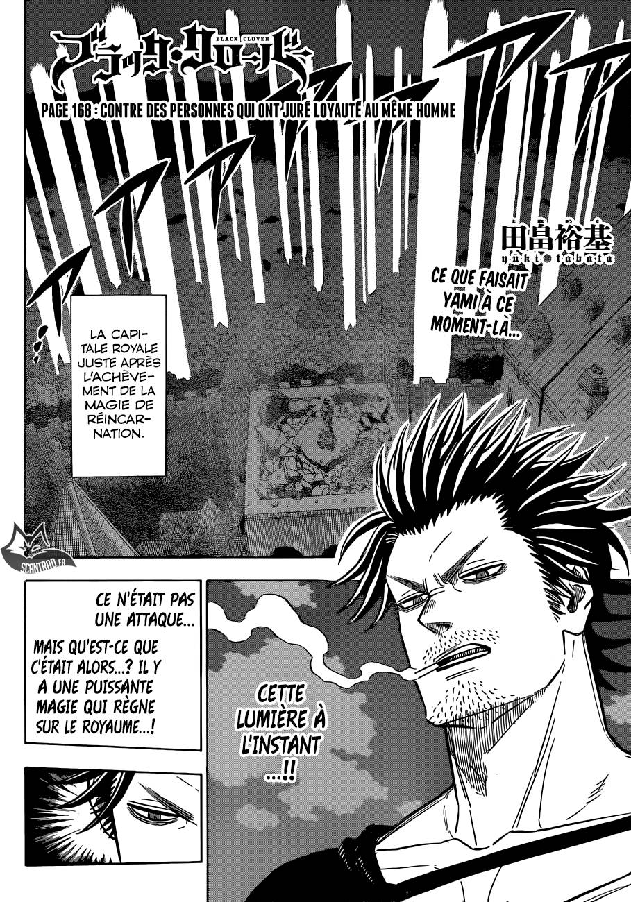 Lecture en ligne Black Clover 168 page 3