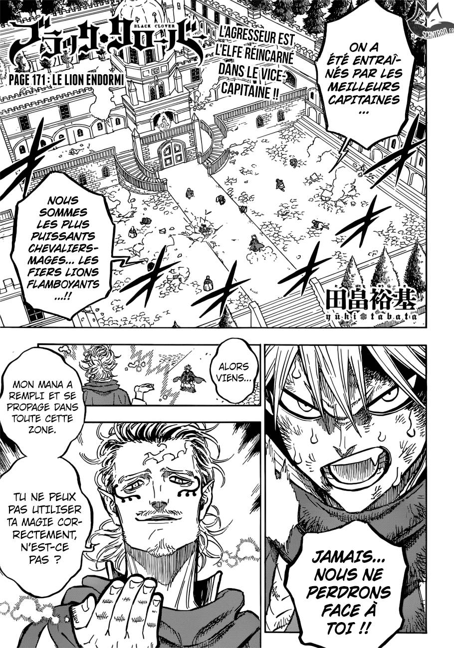 Lecture en ligne Black Clover 171 page 1