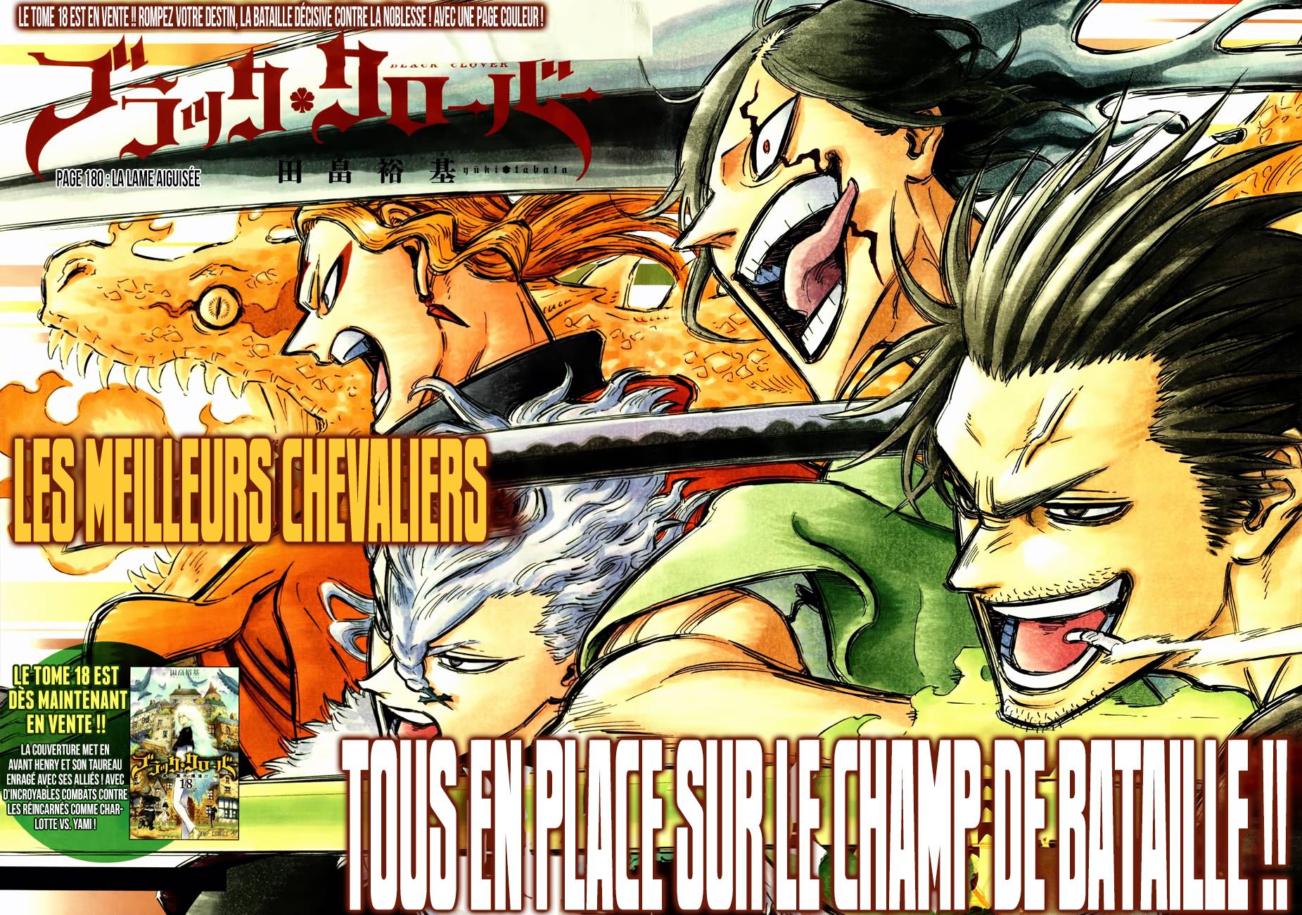 Lecture en ligne Black Clover 180 page 1