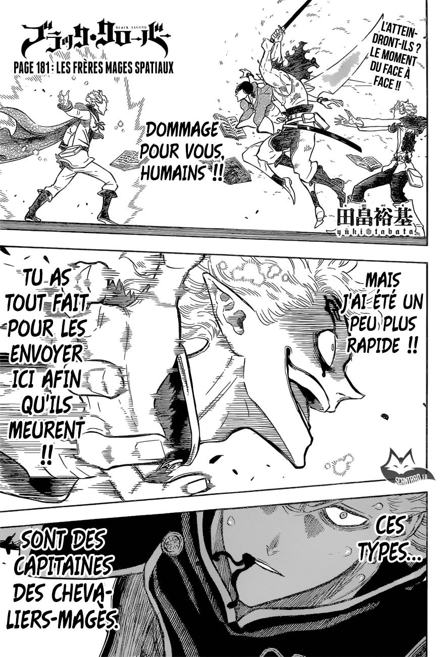 Lecture en ligne Black Clover 181 page 1
