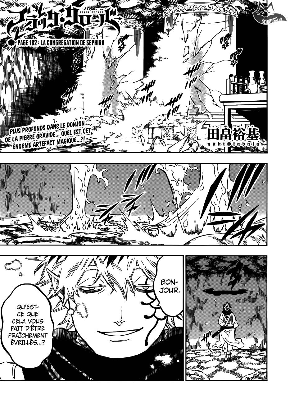 Lecture en ligne Black Clover 182 page 1