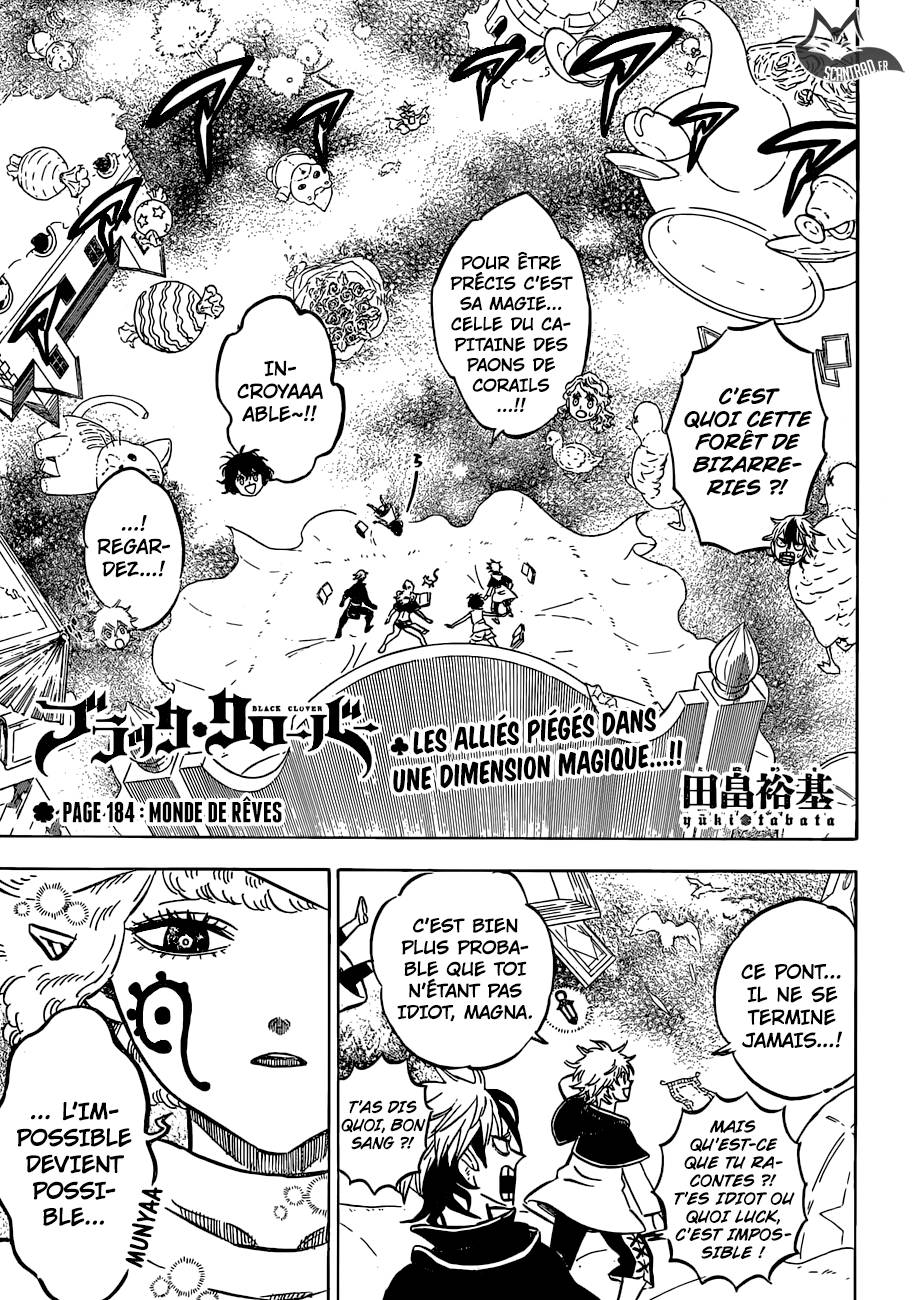 Lecture en ligne Black Clover 184 page 1