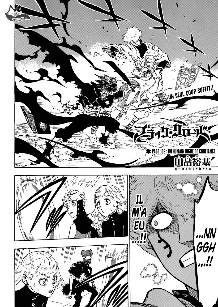 Lecture en ligne Black Clover 189 page 3