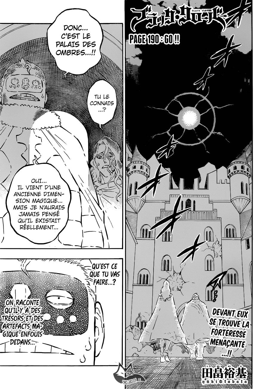 Lecture en ligne Black Clover 190 page 1