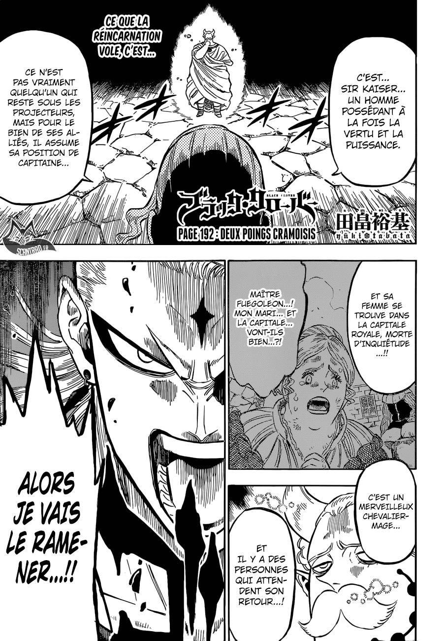 Lecture en ligne Black Clover 192 page 1