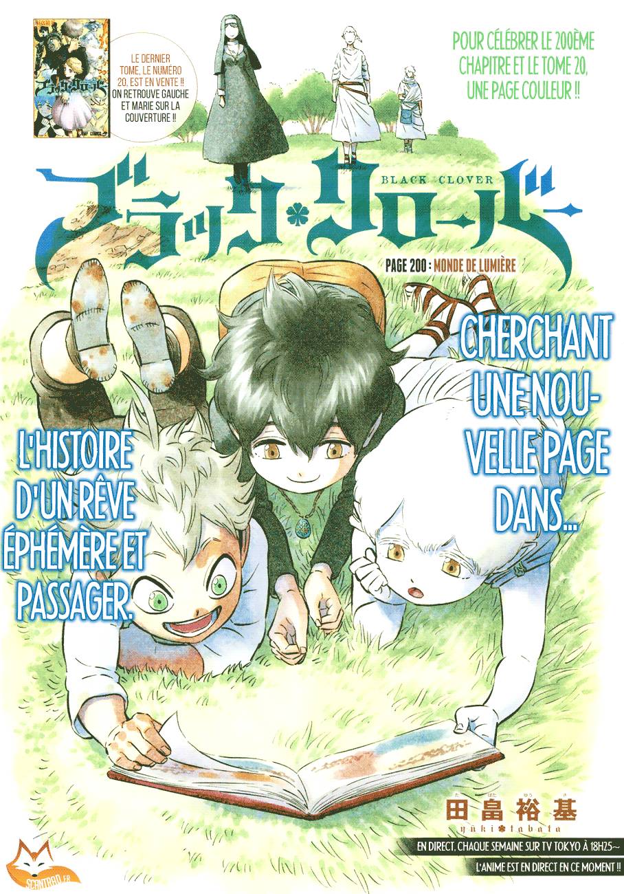 Lecture en ligne Black Clover 200 page 1