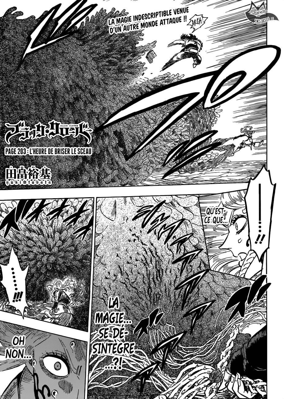 Lecture en ligne Black Clover 203 page 1